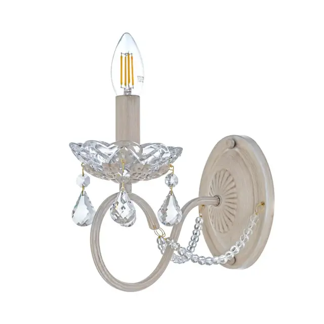 Бра Arti Lampadari Patricia E 2.1.1.600 CG — белое золото