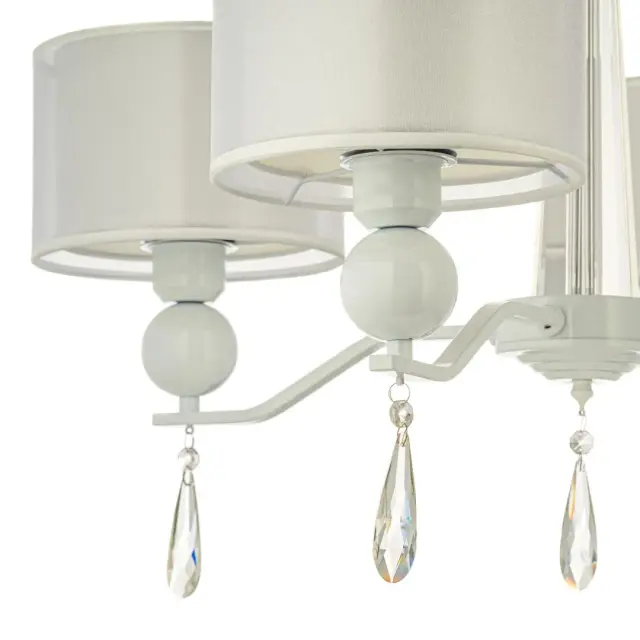 Люстра Arti Lampadari Rufina E 1.1.4.600 W — белый, ракурс 2