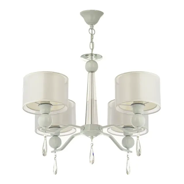 Люстра Arti Lampadari Rufina E 1.1.4.600 W — белый, ракурс 3