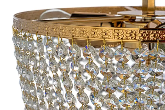 Люстра Arti Lampadari Stella E 1.3.30.504 G — золотой, ракурс 4