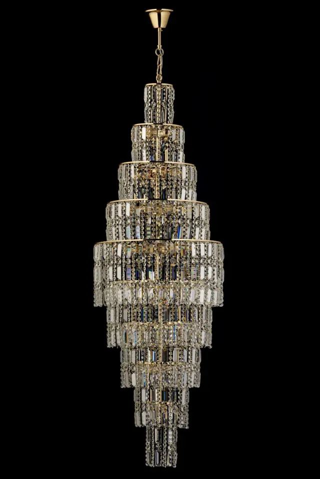 Люстра Arti Lampadari Valencia E 1.10.50.501 G — золотой, ракурс 4