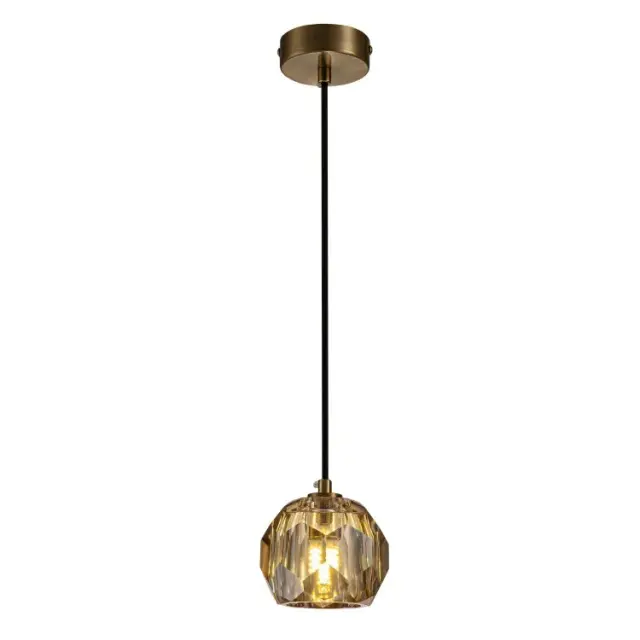 Светильник Belfast D3315-1 GL CA CLIFTON — латунь, ракурс 4