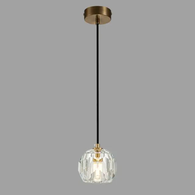 Светильник Belfast D3315-1 GL CL CLIFTON — латунь, ракурс 3