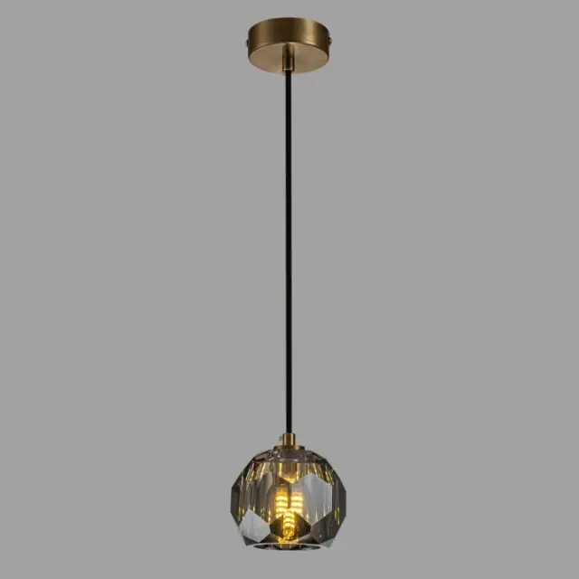 Светильник Belfast D3315-1 GL GR CLIFTON — латунь, ракурс 3