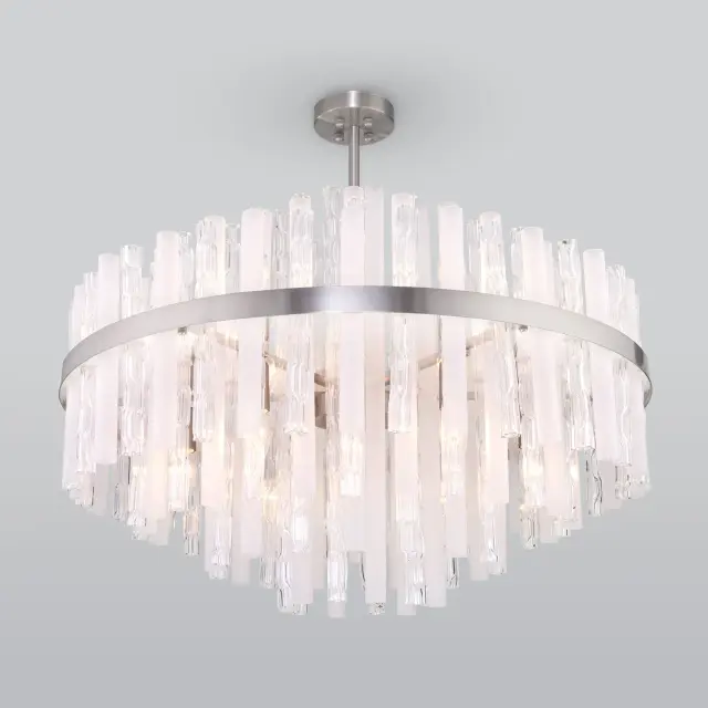 Люстра Bogate's 367/12 HOLLIS — никель