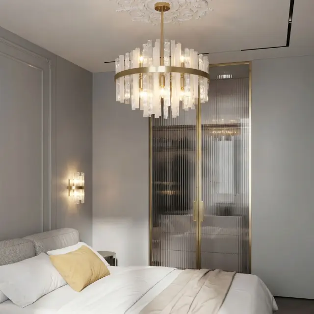 Люстра Bogate's 368/9 HOLLIS — латунь, ракурс 2