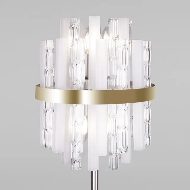 Торшер Bogate's 01111/4 HOLLIS — латунь, ракурс 2