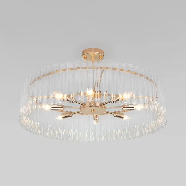 Люстра Bogate's 373/8 FLAMEL — золотой, ракурс 2