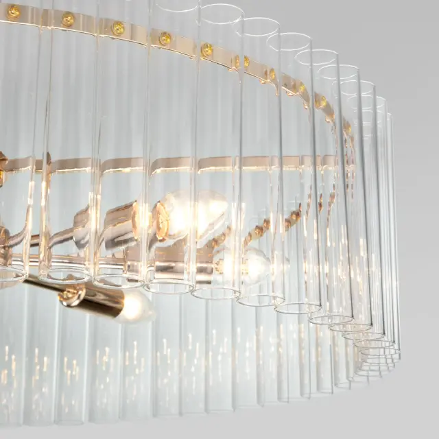 Люстра Bogate's 373/8 FLAMEL — золотой, ракурс 3
