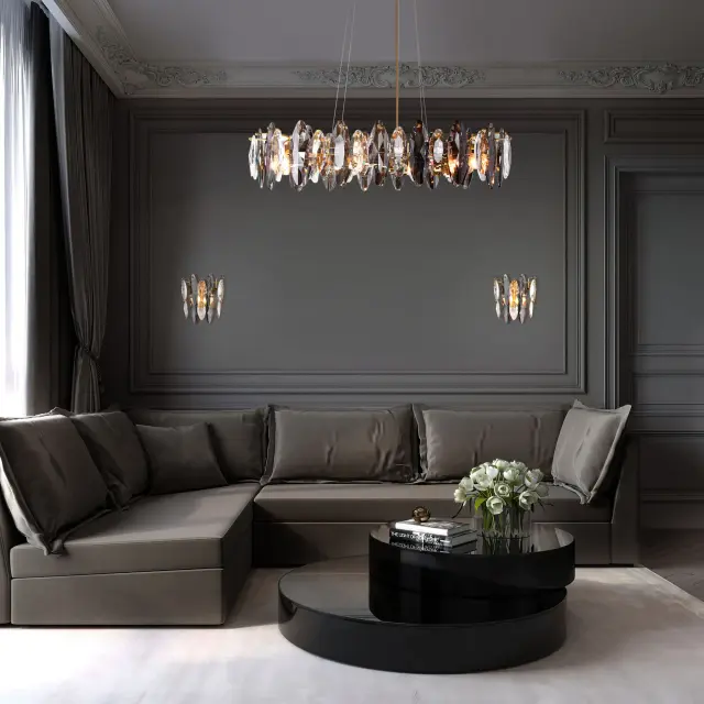 Светильник Bogate's 372/8 ONYX — золотой, ракурс 4
