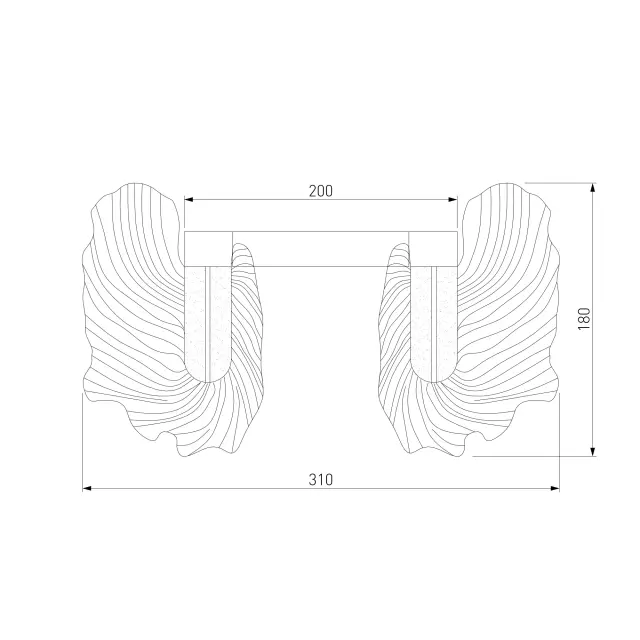 Бра Bogate's 90377/1 FARFALLA — золотой, ракурс 5