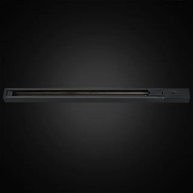 Однофазный шинопровод Citilux CL01AT101 ТУБУС — черный, ракурс 2