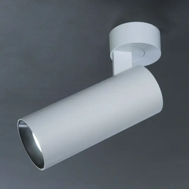 Спот Citilux CL01B120N ТУБУС — белый, ракурс 3