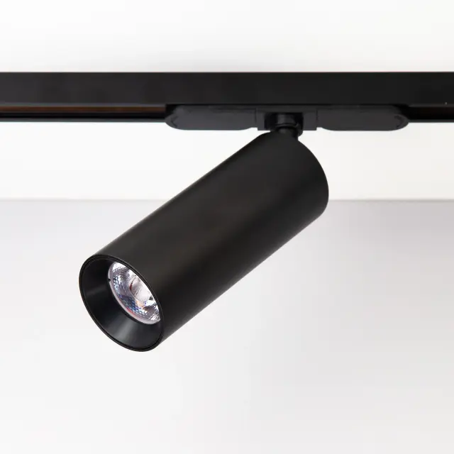 Светильник для однофазного шинопровода Citilux CL01T121N ТУБУС — черный, ракурс 5