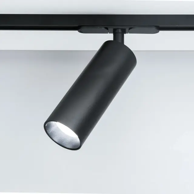 Светильник для однофазного шинопровода Citilux CL01T181N ТУБУС — черный, ракурс 5