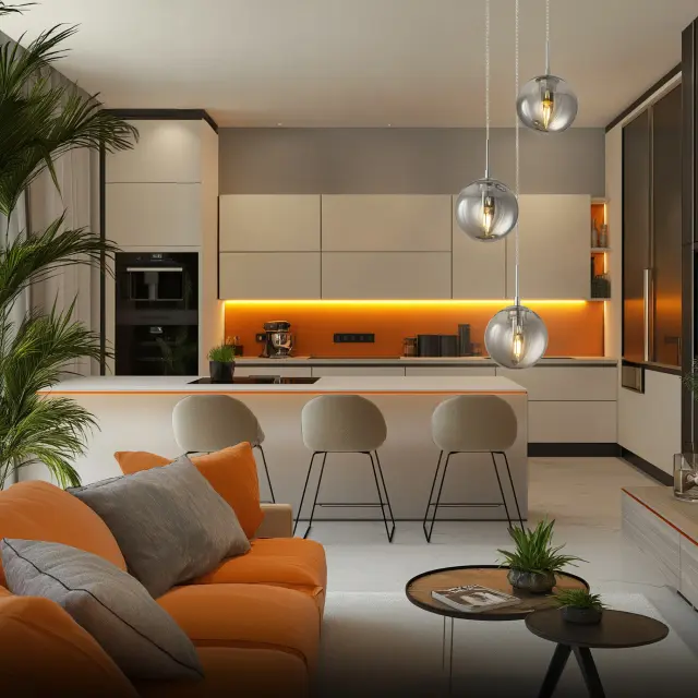 Светильник Citilux CL102030 ТОММИ — хром, ракурс 8