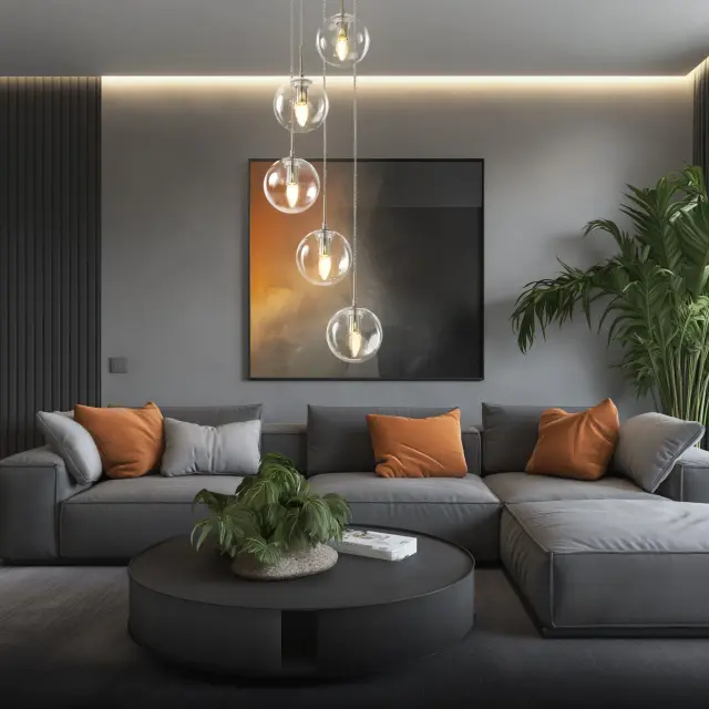 Светильник Citilux CL102051 ТОММИ — никель, ракурс 10