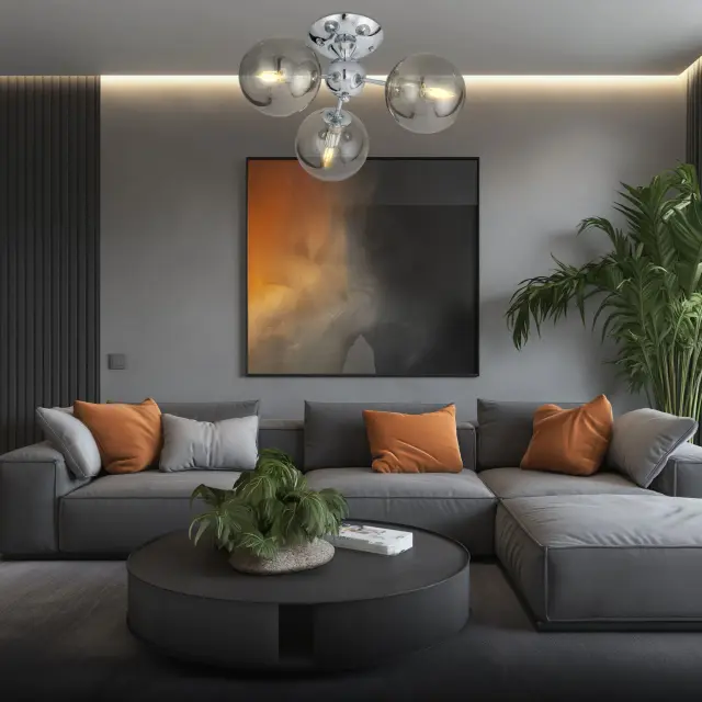 Люстра Citilux CL102130 ТОММИ — хром, ракурс 8