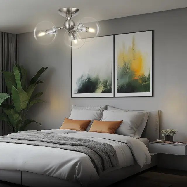 Люстра Citilux CL102131 ТОММИ — никель, ракурс 11