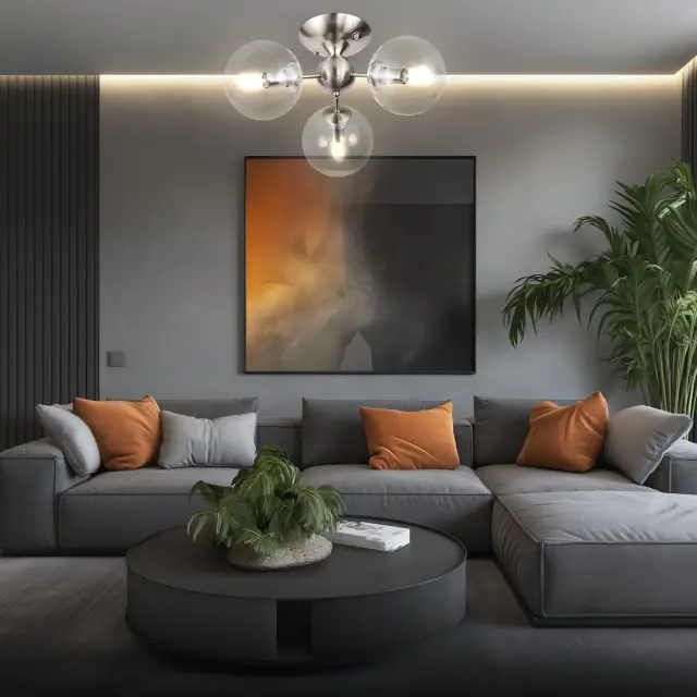 Люстра Citilux CL102131 ТОММИ — никель, ракурс 10