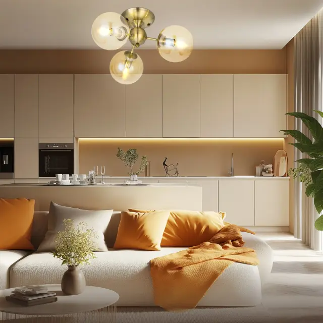Люстра Citilux CL102133 ТОММИ — бронза, ракурс 8