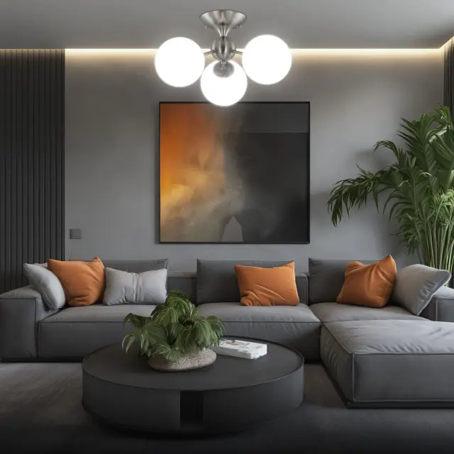 Люстра Citilux CL102134 ТОММИ — хром, ракурс 14