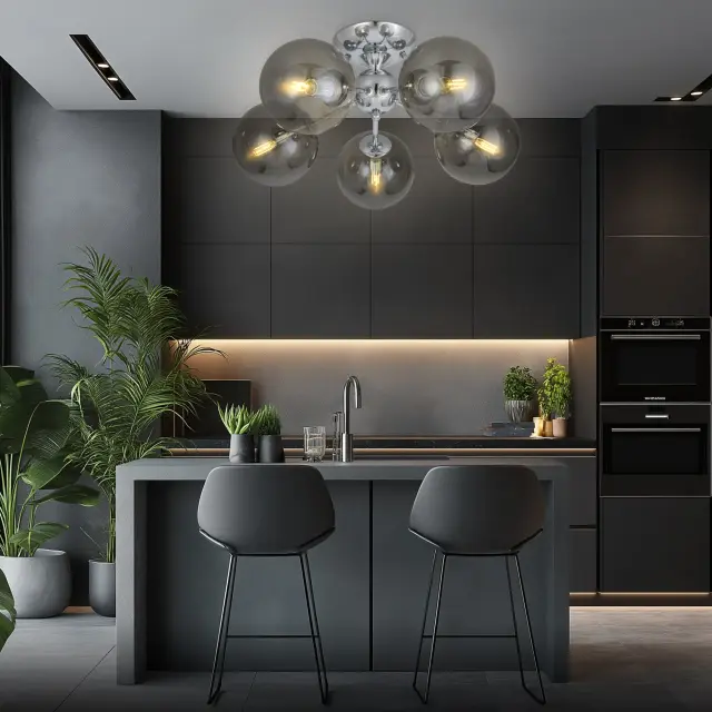 Люстра Citilux CL102150 ТОММИ — хром, ракурс 12