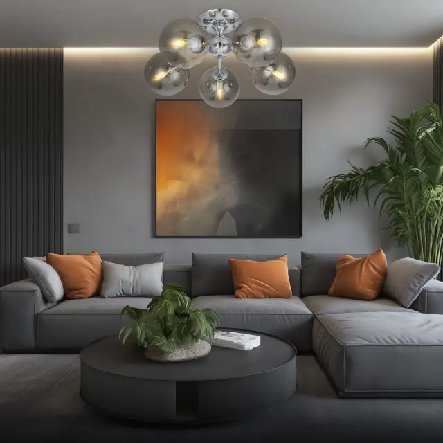 Люстра Citilux CL102150 ТОММИ — хром, ракурс 10