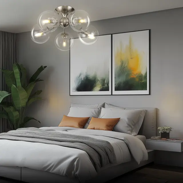 Люстра Citilux CL102151 ТОММИ — никель, ракурс 12