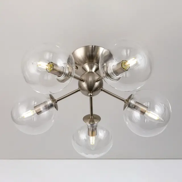 Люстра Citilux CL102151 ТОММИ — никель, ракурс 13
