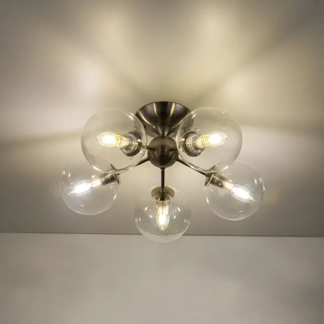 Люстра Citilux CL102151 ТОММИ — никель, ракурс 14