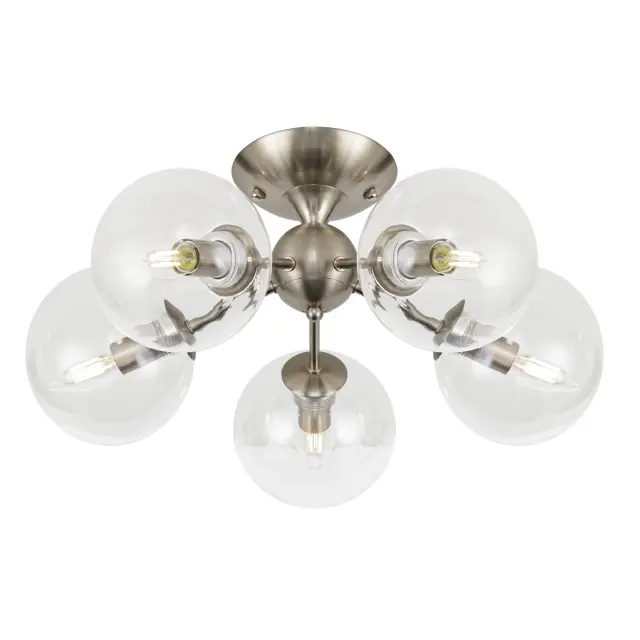 Люстра Citilux CL102151 ТОММИ — никель, ракурс 3