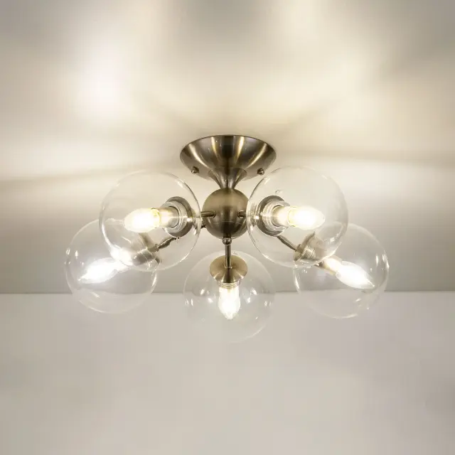 Люстра Citilux CL102151 ТОММИ — никель, ракурс 5