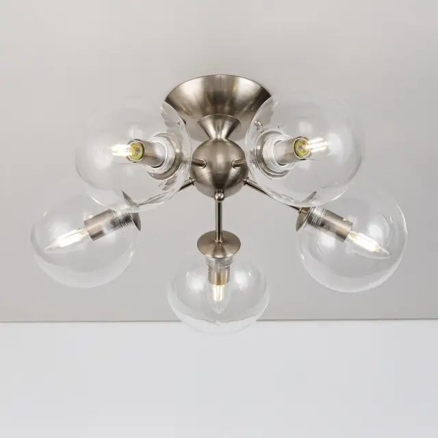 Люстра Citilux CL102151 ТОММИ — никель, ракурс 8