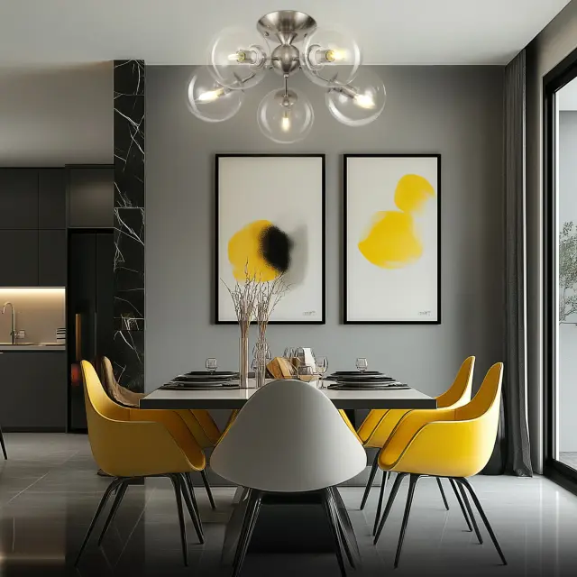 Люстра Citilux CL102151 ТОММИ — никель, ракурс 10