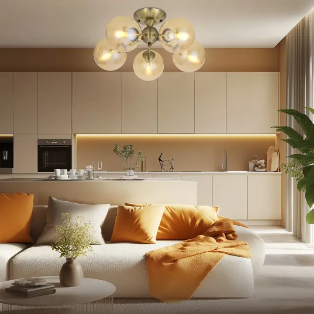 Люстра Citilux CL102153 ТОММИ — бронза, ракурс 8