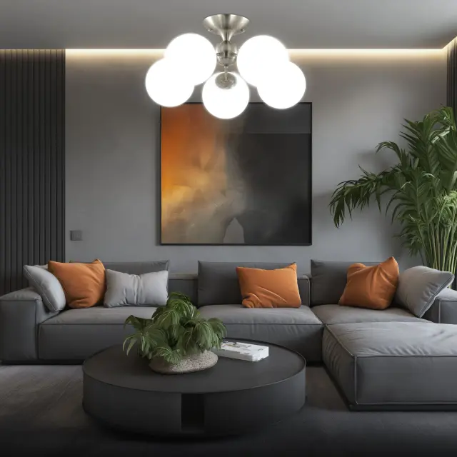 Люстра Citilux CL102154 ТОММИ — хром, ракурс 15