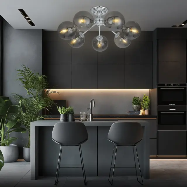 Люстра Citilux CL102170 ТОММИ — хром, ракурс 10