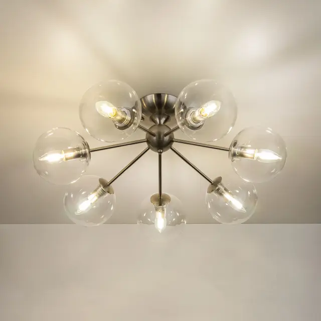 Люстра Citilux CL102171 ТОММИ — никель, ракурс 14