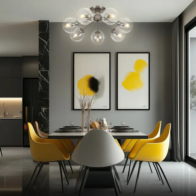 Люстра Citilux CL102171 ТОММИ — никель, ракурс 8