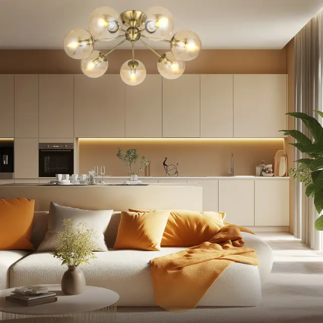 Люстра Citilux CL102173 ТОММИ — бронза, ракурс 8
