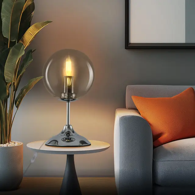 Настольная лампа Citilux CL102810 ТОММИ — хром, ракурс 7
