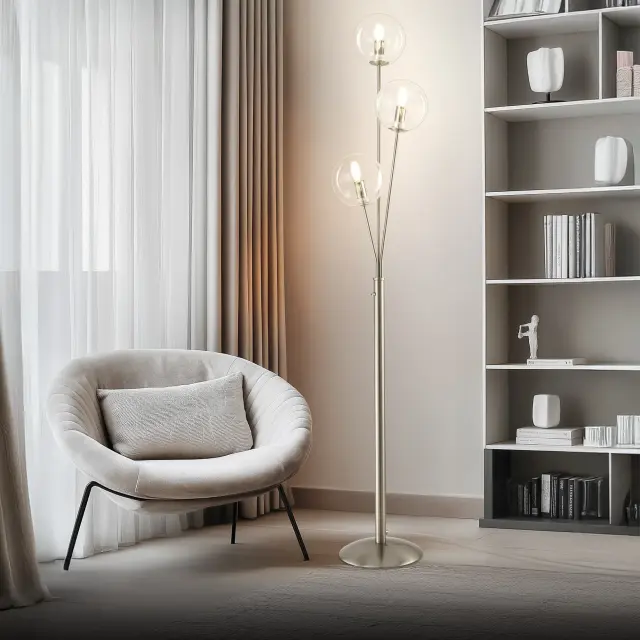 Торшер Citilux CL102931 ТОММИ — никель, ракурс 10