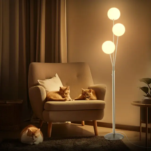 Торшер Citilux CL102934 ТОММИ — никель, ракурс 27