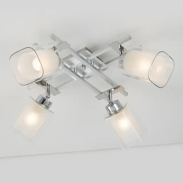 Люстра Citilux CL104140 РИВОЛИ — алюминий, ракурс 3