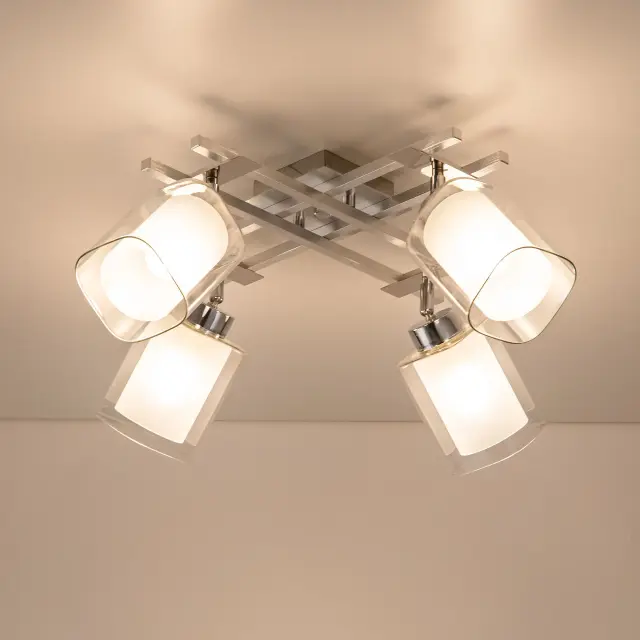 Люстра Citilux CL104140 РИВОЛИ — алюминий, ракурс 6