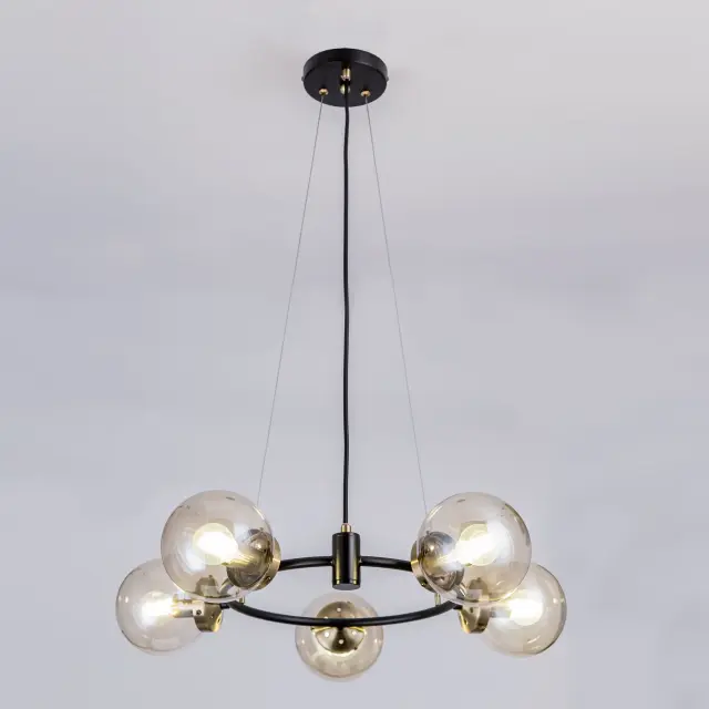 Люстра Citilux CL105155 ПЛАНЕТА — черный, ракурс 11
