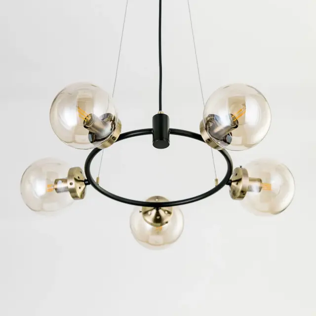 Люстра Citilux CL105155 ПЛАНЕТА — черный, ракурс 4