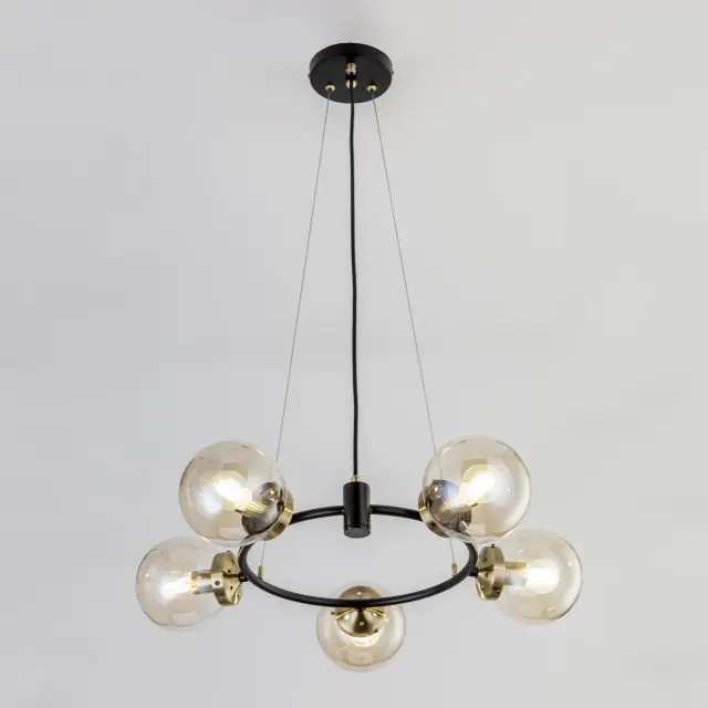 Люстра Citilux CL105155 ПЛАНЕТА — черный, ракурс 5