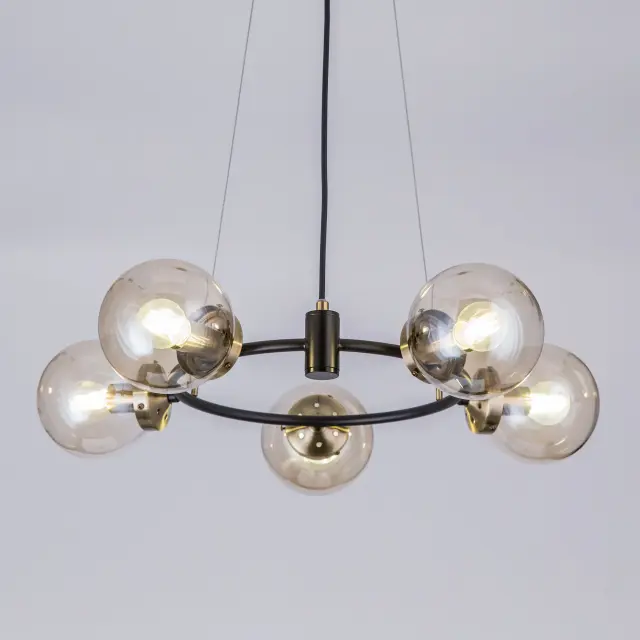 Люстра Citilux CL105155 ПЛАНЕТА — черный, ракурс 6